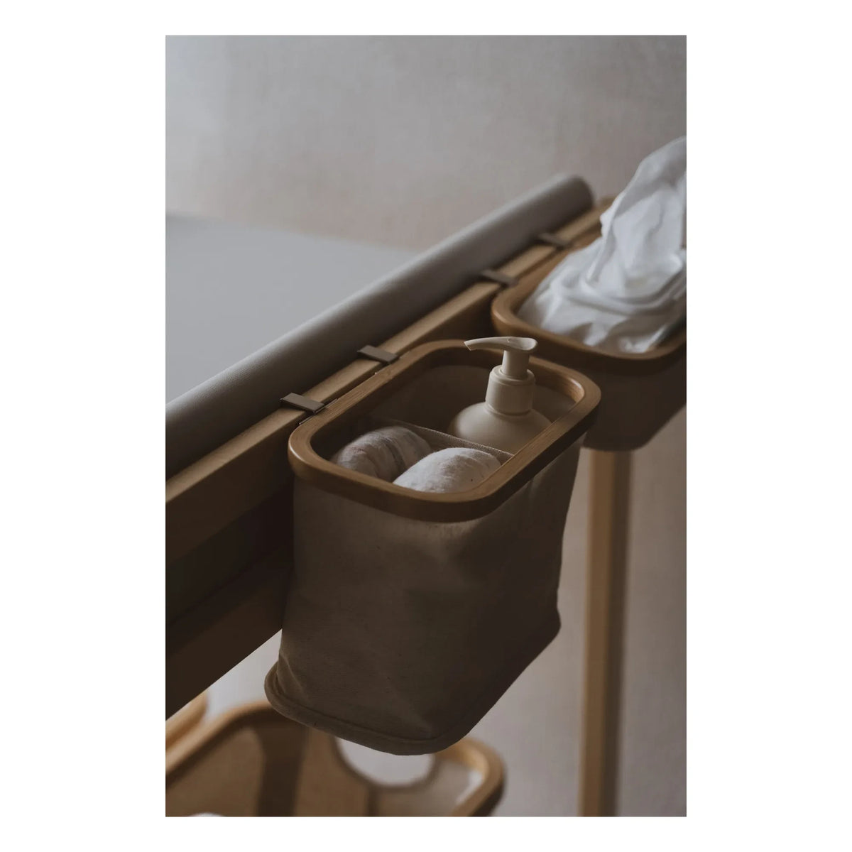 Quax - Hanging basket for changing table | Beige