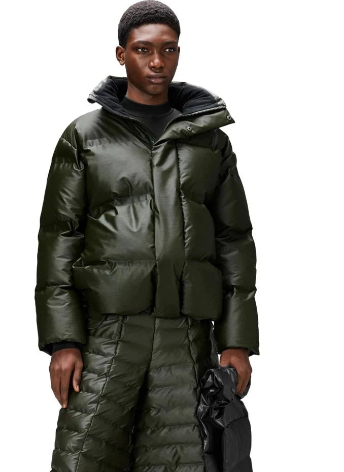 Rains - Bator Unisex Şişme Mont | Haki