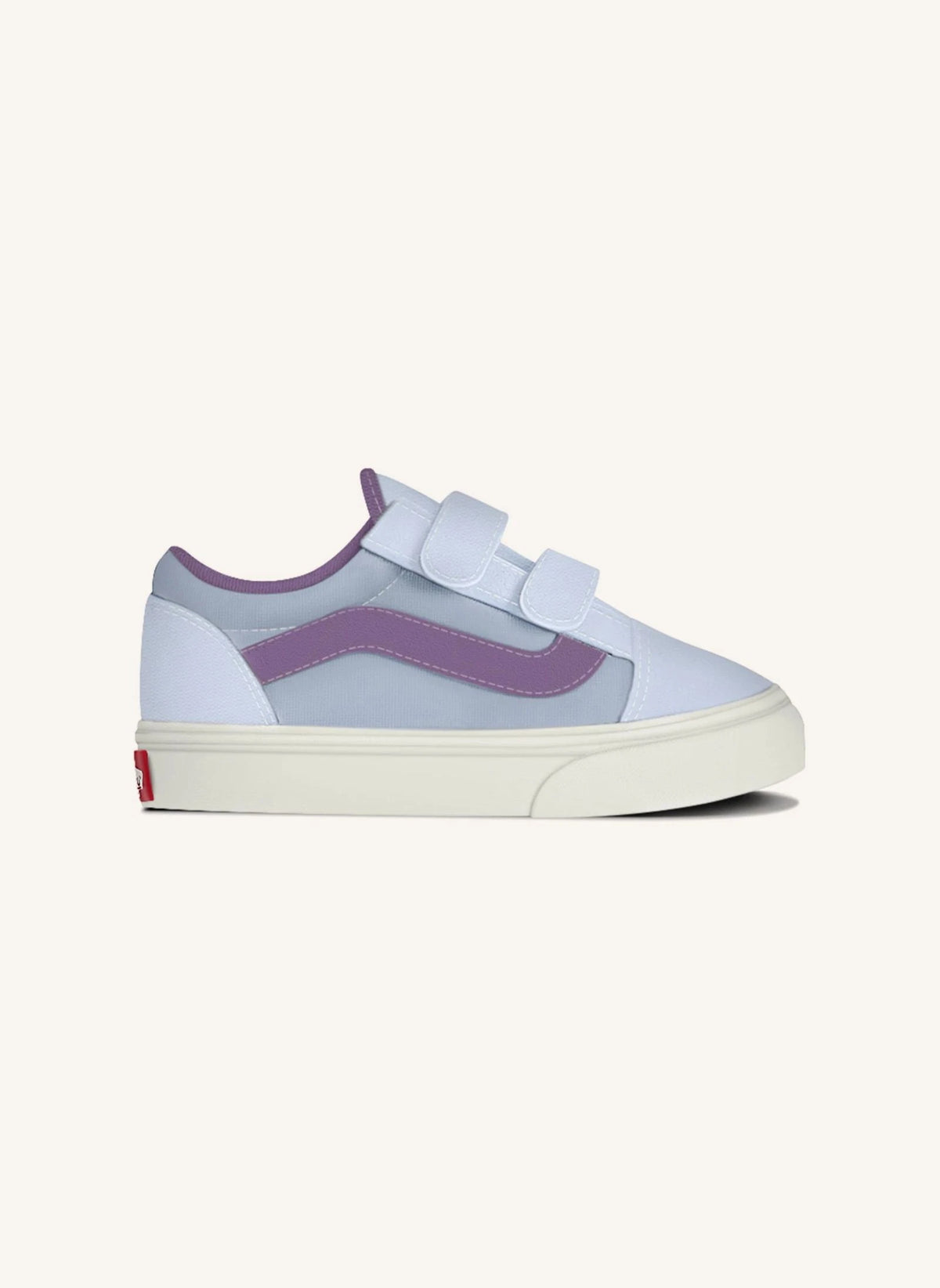 Vans - Scratch Sneakers Old Skool V Pop SideStripe | Hellblau