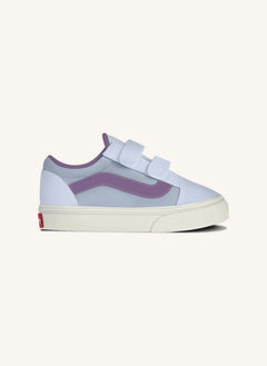 Vans - Scratch Sneakers Old Skool V Pop SideStripe | Hellblau
