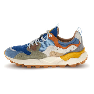 Flower Mountain - Yamano 3 Süet ve Naylon Sneakerlar | Gri mavi