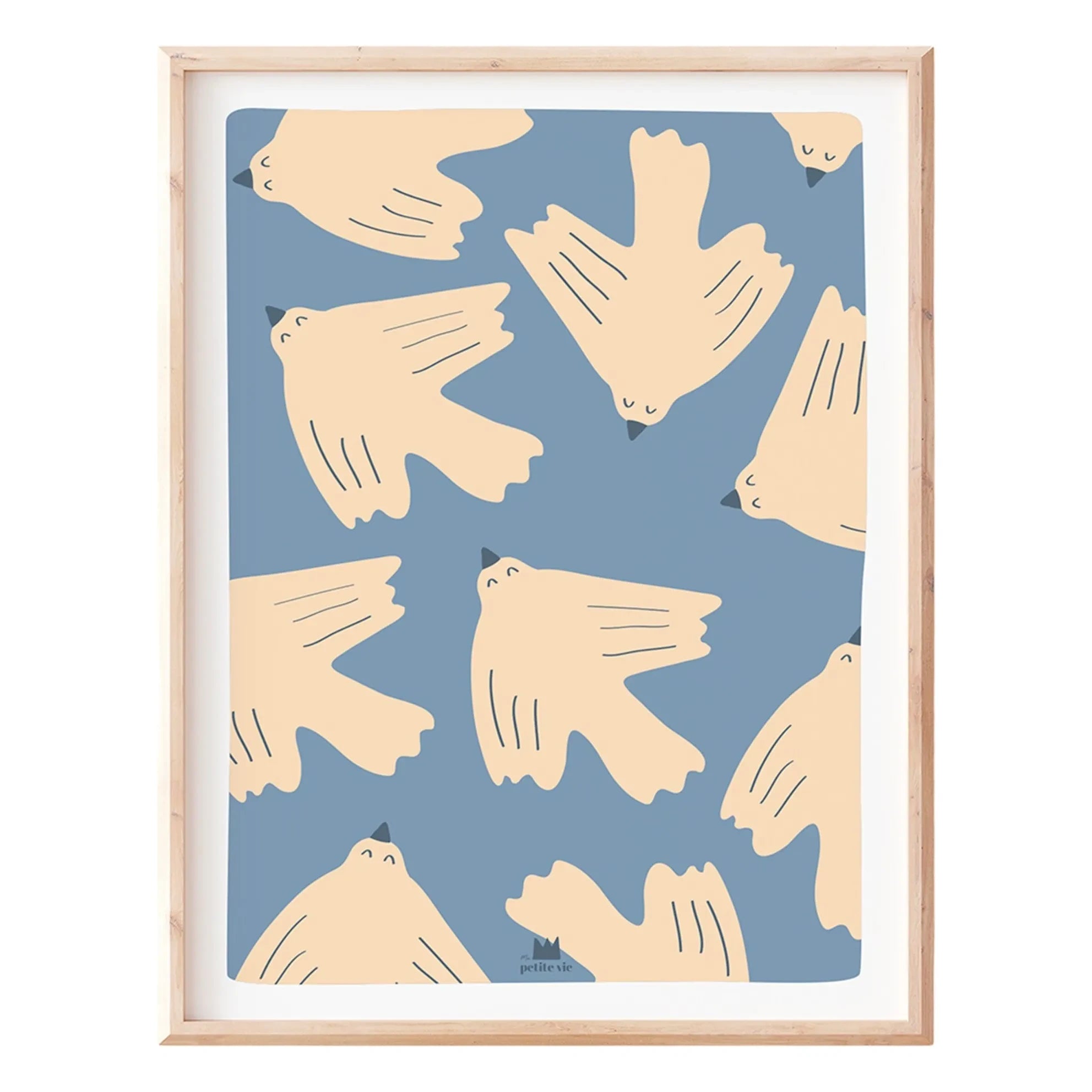 Ma petite vie - Les Oiseux Bleus poster | Mavi