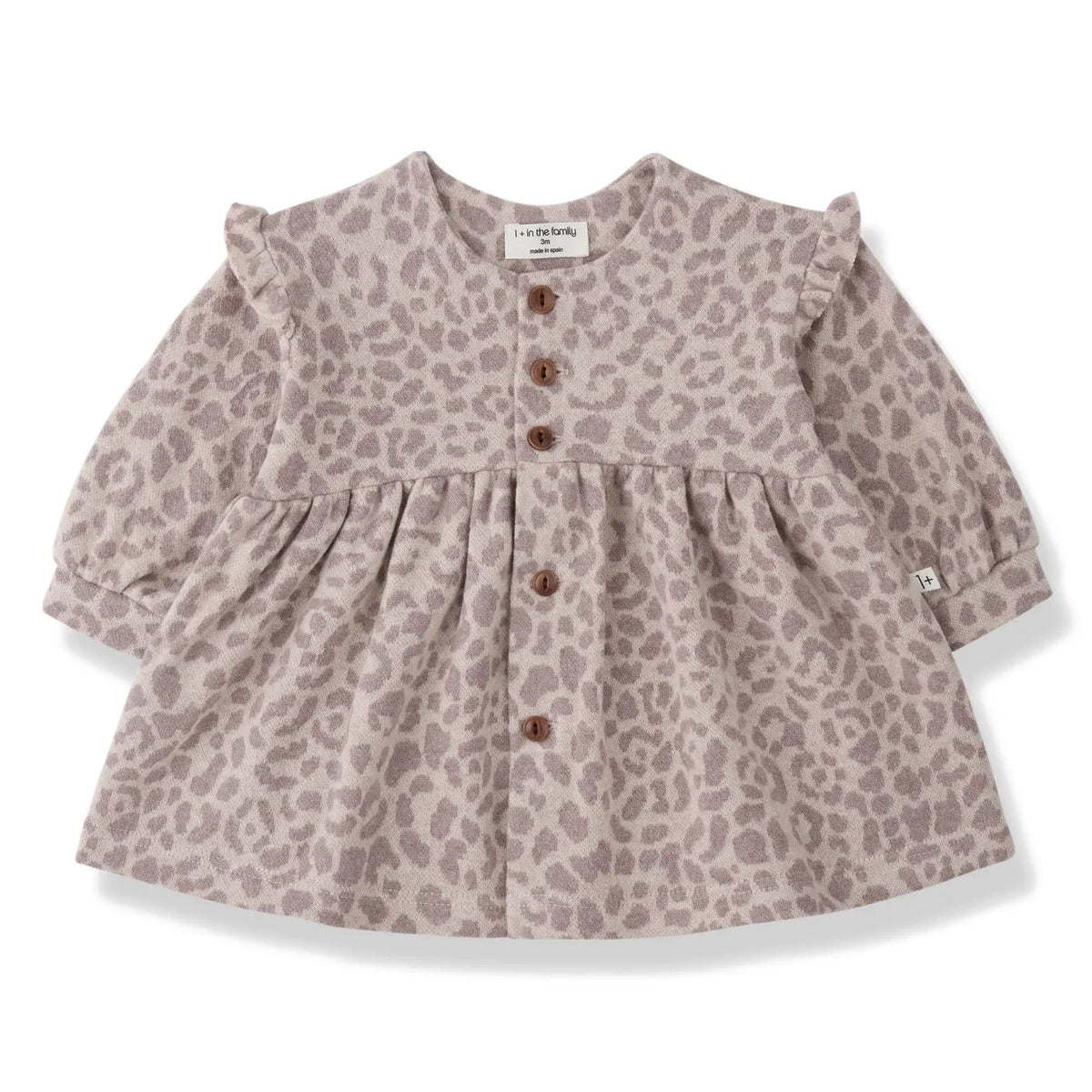 1+ in the family - Matera Leopar Polar Vestido | Nude