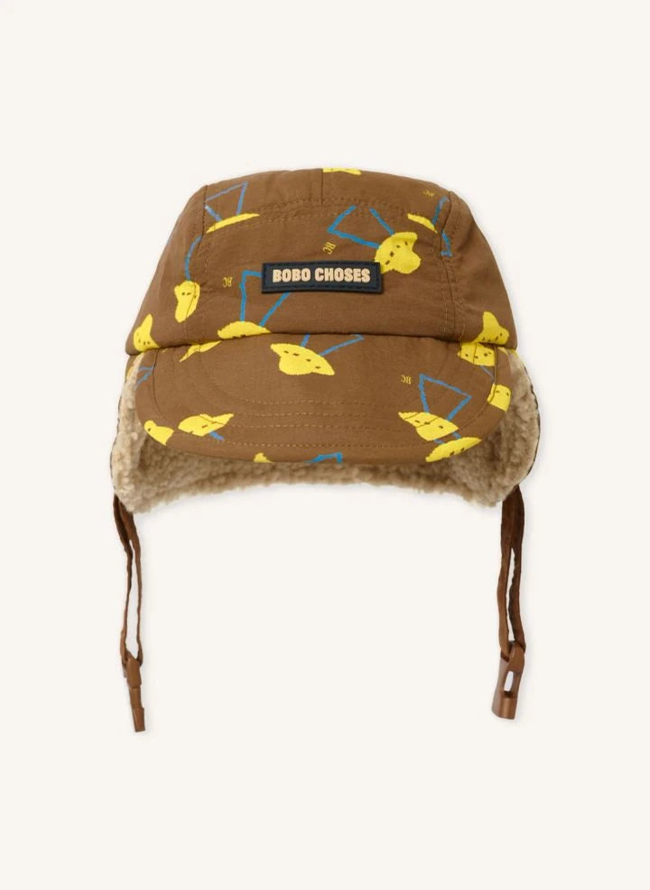 Bobo Choses - Sherpa Cap Soucoupes Geri Dönüştürülmüş Elyaf Bebek | Kahverengi