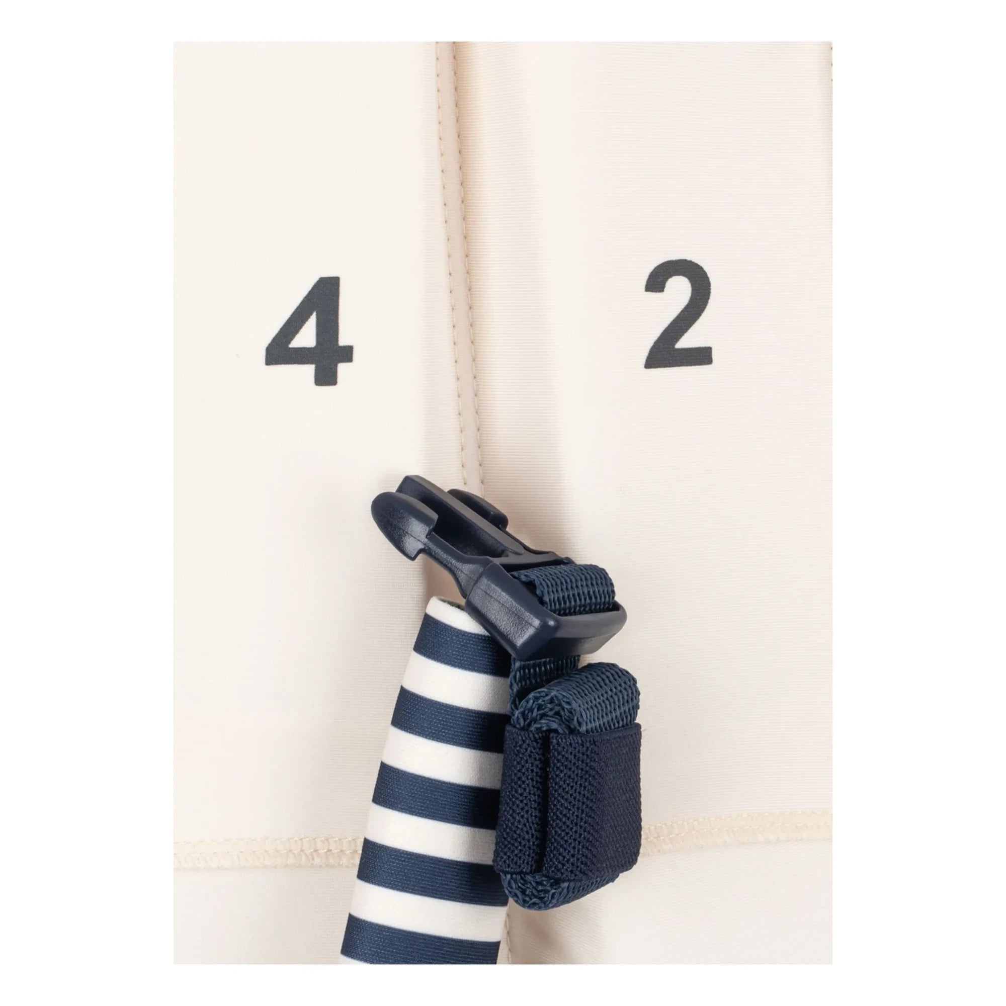 Konges Sløjd - Navy Striped Swim Vest | White