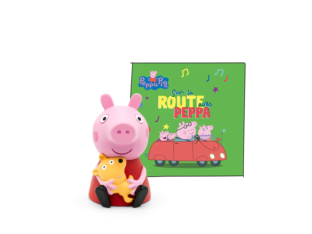 Tonies - फ्रेंच पेपा पिग के साथ यात्रा पर