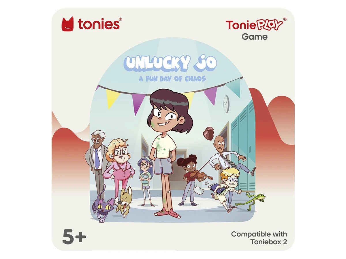 Tonies - İngilizce Unlucky Jo: अराजकता से भरा एक मज़ेदार दिन - Tonieplay