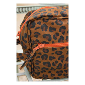 Bonton - Leopar Desenli Portföy | Kahverengi
