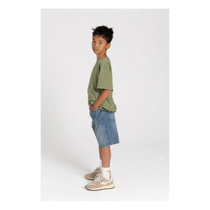 Smallable Kid - Nils Organic Cotton T-shirt | Light Khaki