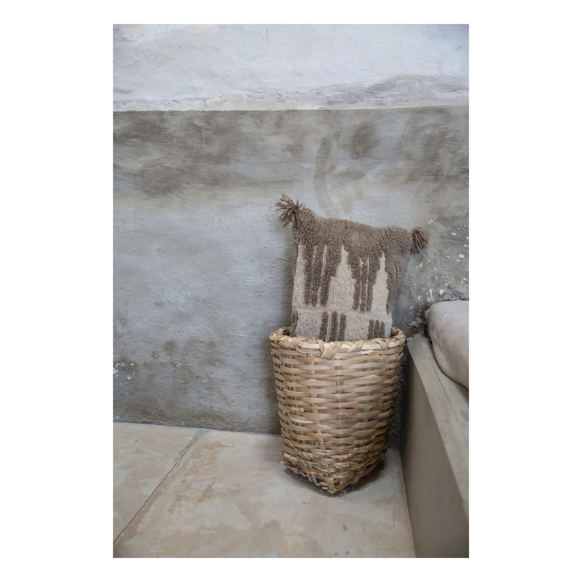Lorena Canals x Smallable - Zagros Rectangular Cushion - Smallable x Lorena Canals | Brown