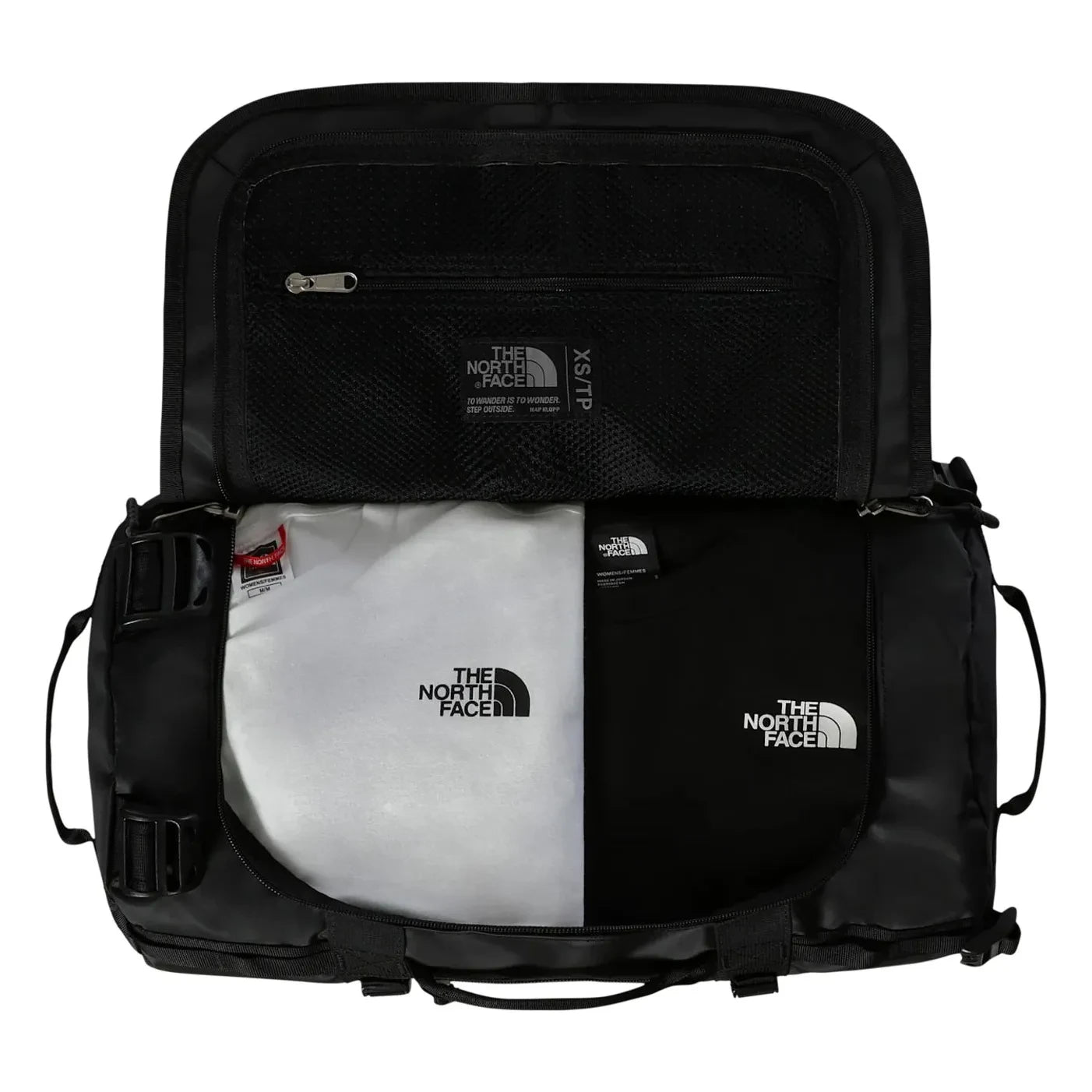The North Face - Bolsa de viaje Base Camp Duffel XS de fibra reciclada | Negro