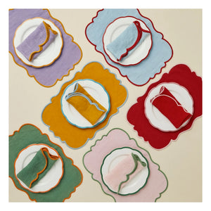 Bitossi - Manteles Individuales - Set de 2 | Rosa