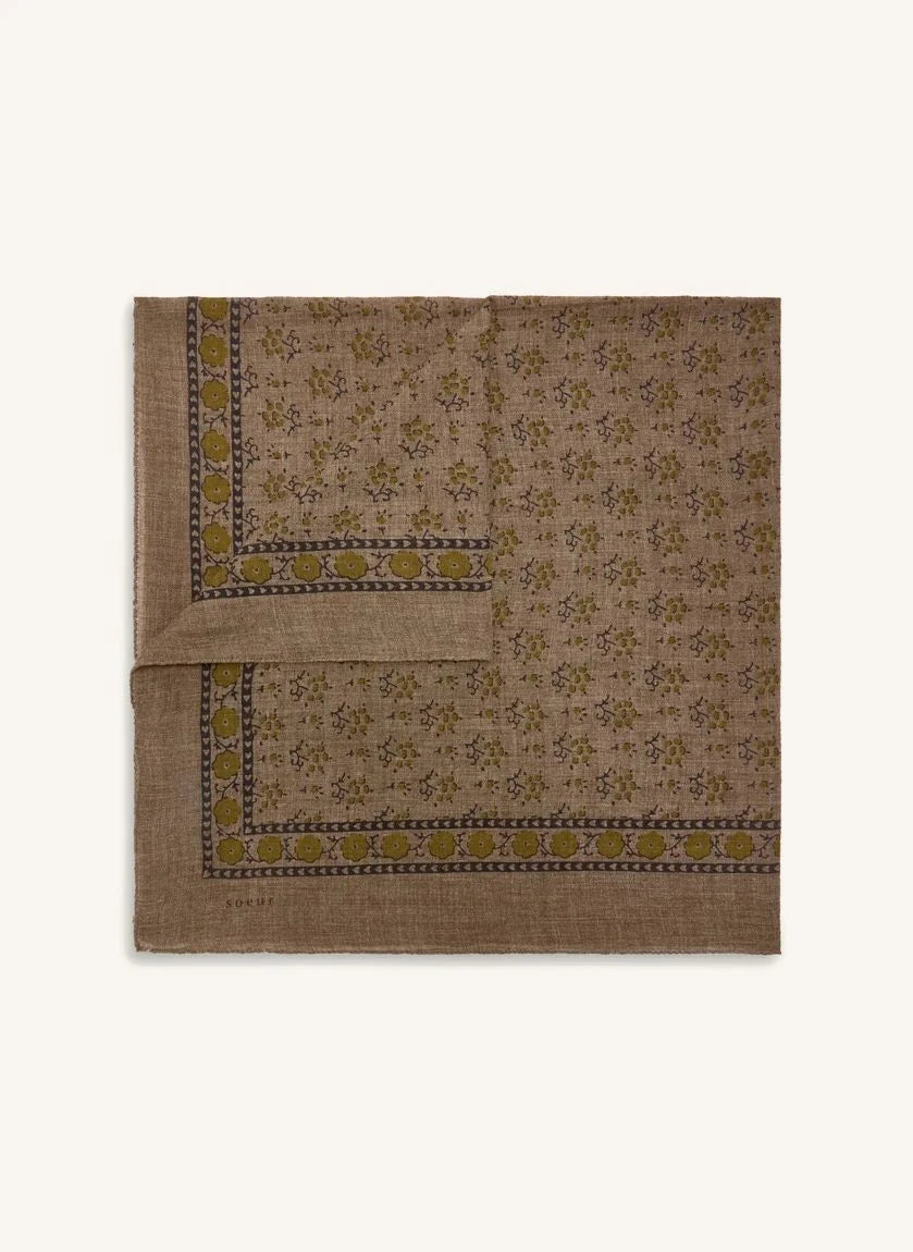 Soeur - Klasik Yün Atkı | Taupe Brown