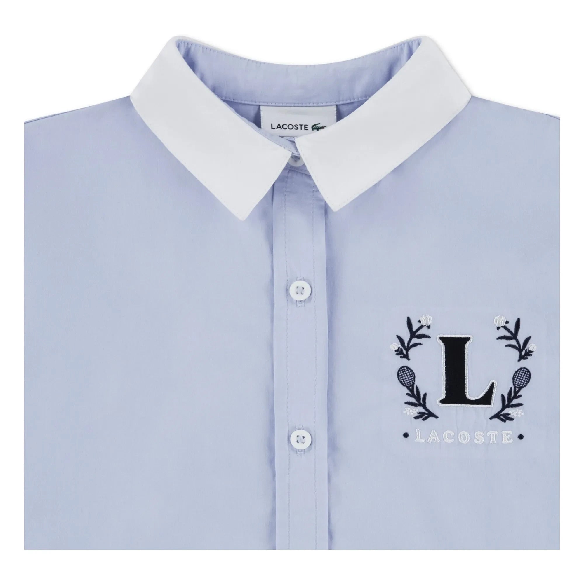 Lacoste - Gömlek L Organik pamuk | Açık Mavi
