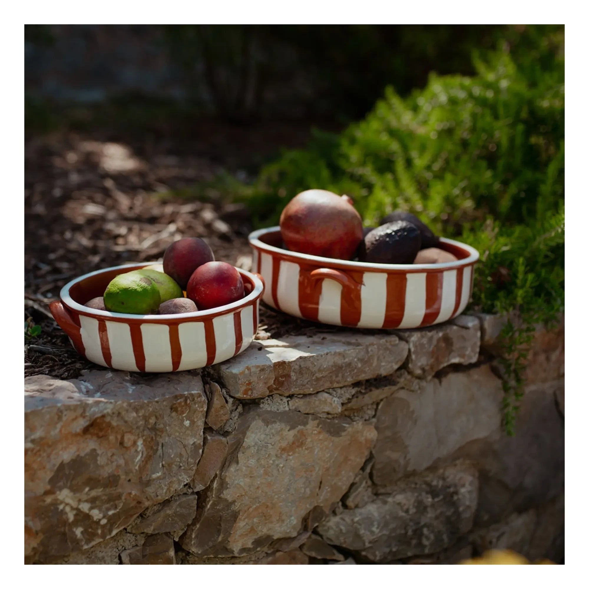 Denise - Ellis servis tabağı | Terracotta