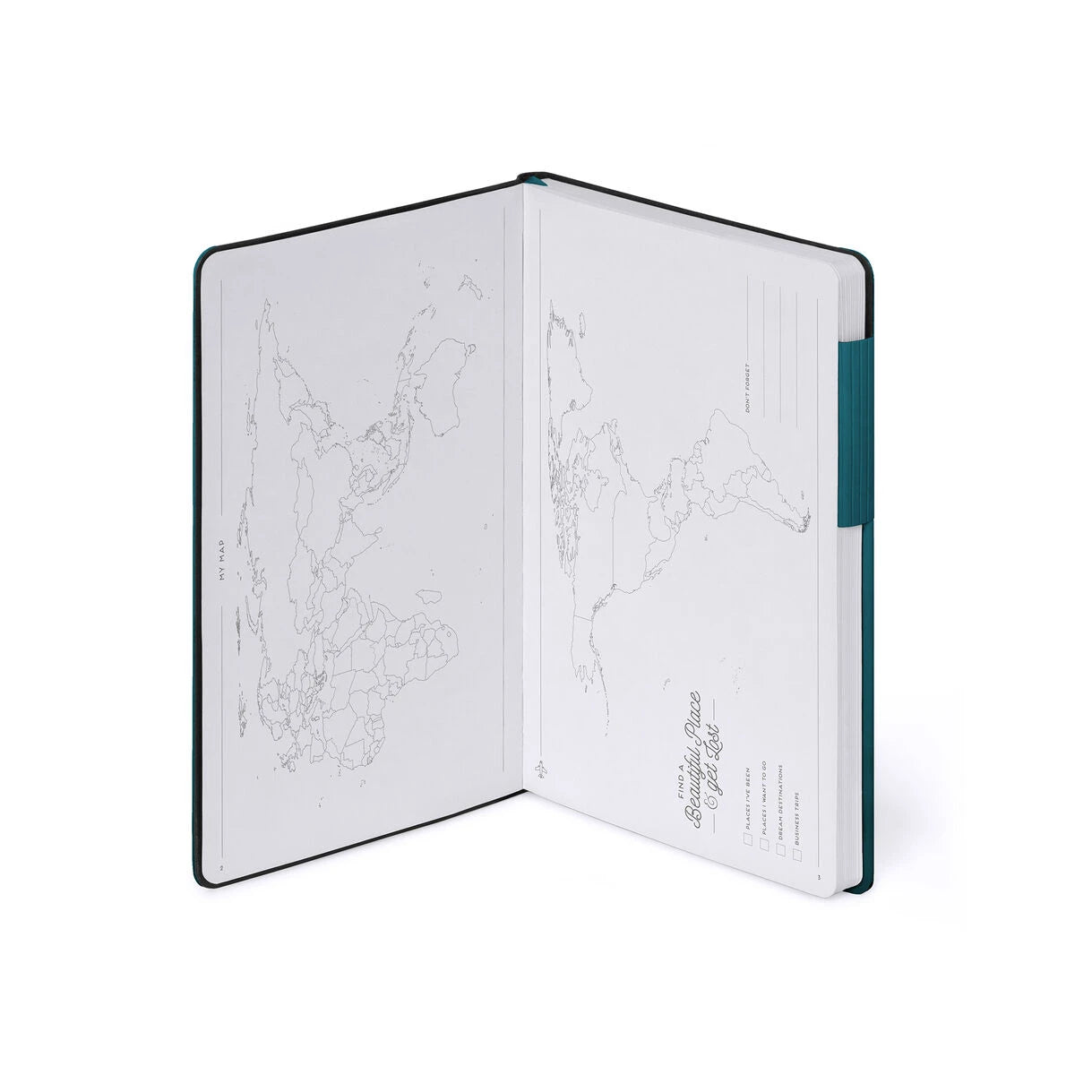 Legami - Noktalı Monokrom Yumuşak Kapaklı Defter - Derin Turkuaz - Defterim