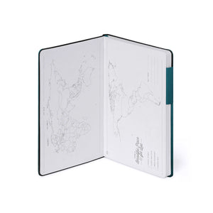 Legami - Noktalı Monokrom Yumuşak Kapaklı Defter - Derin Turkuaz - Defterim