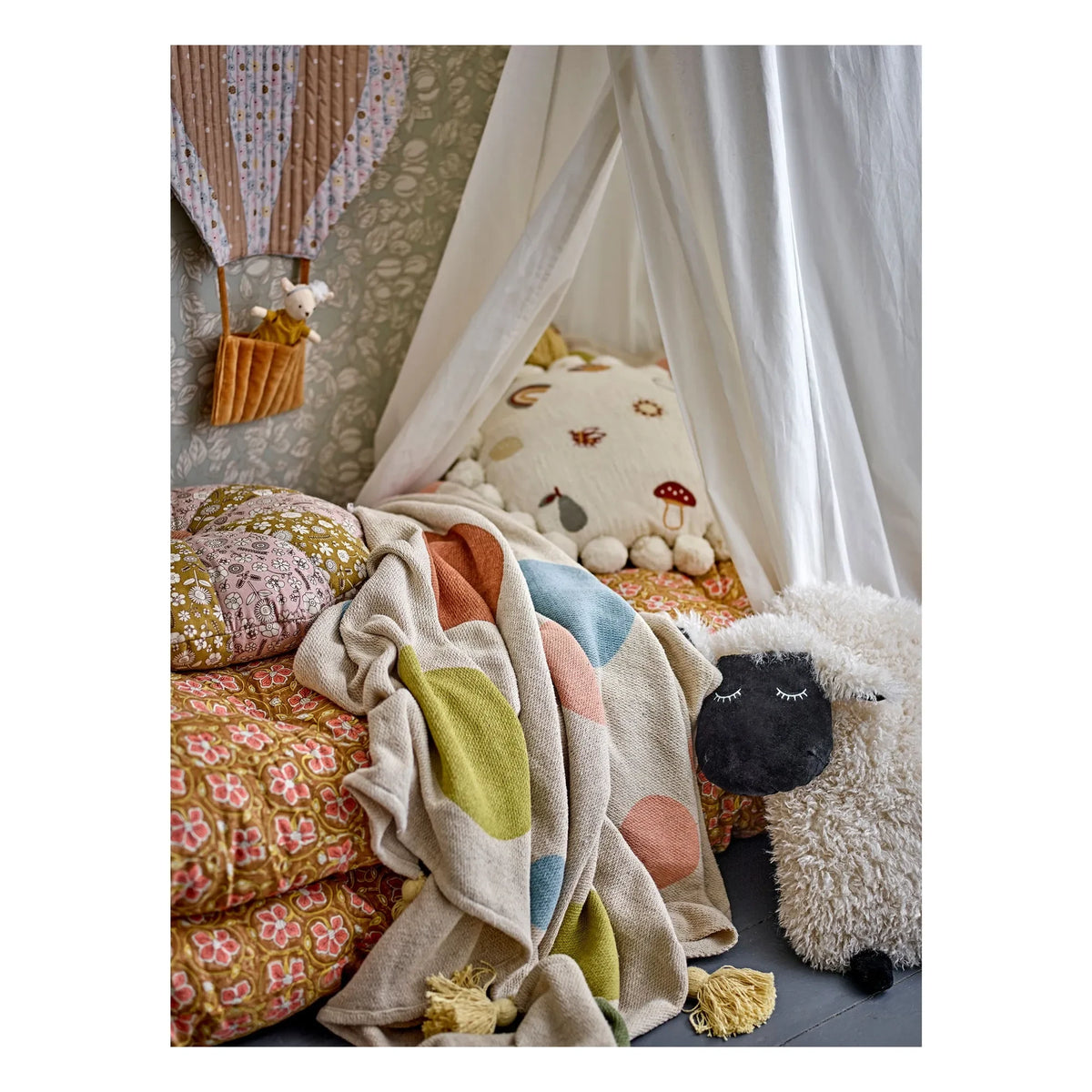 Bloomingville Mini - Agnes Kissen | Beige