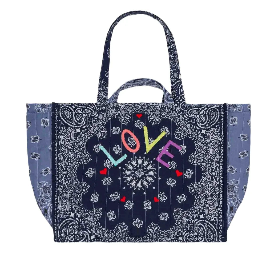 Llámame por tu nombre - Maxi Tote Love Cotton | Chambray Mavi