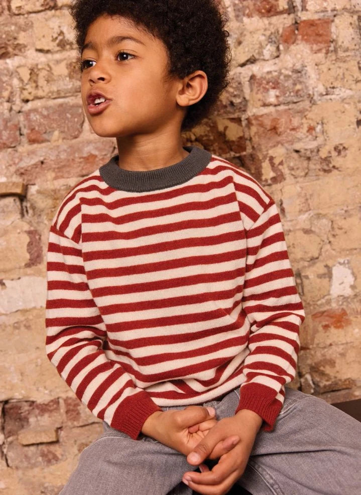 Bonton - Pepito Jersey a rayas | Caramel