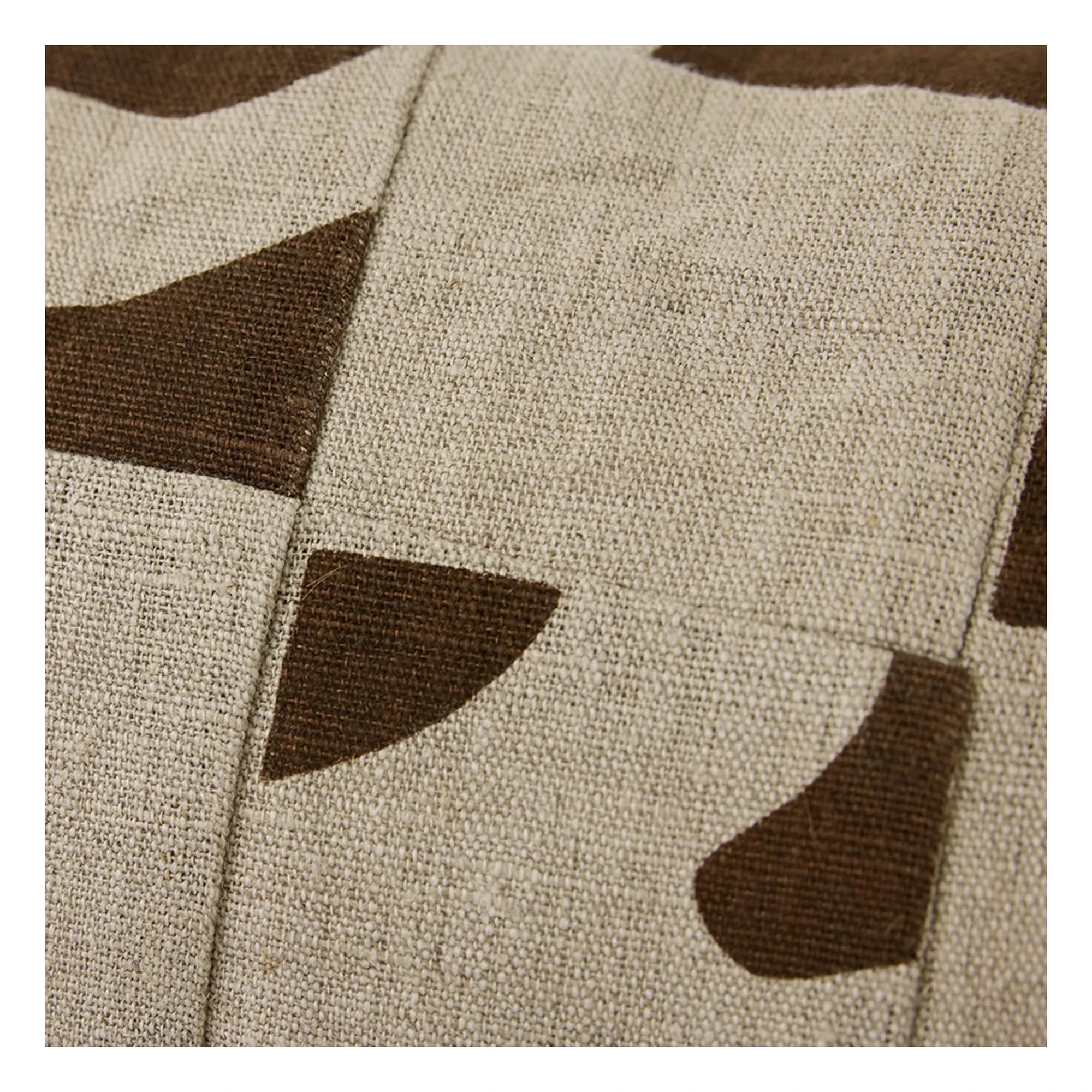 HKliving - Yama Pattern Cushion | Natural