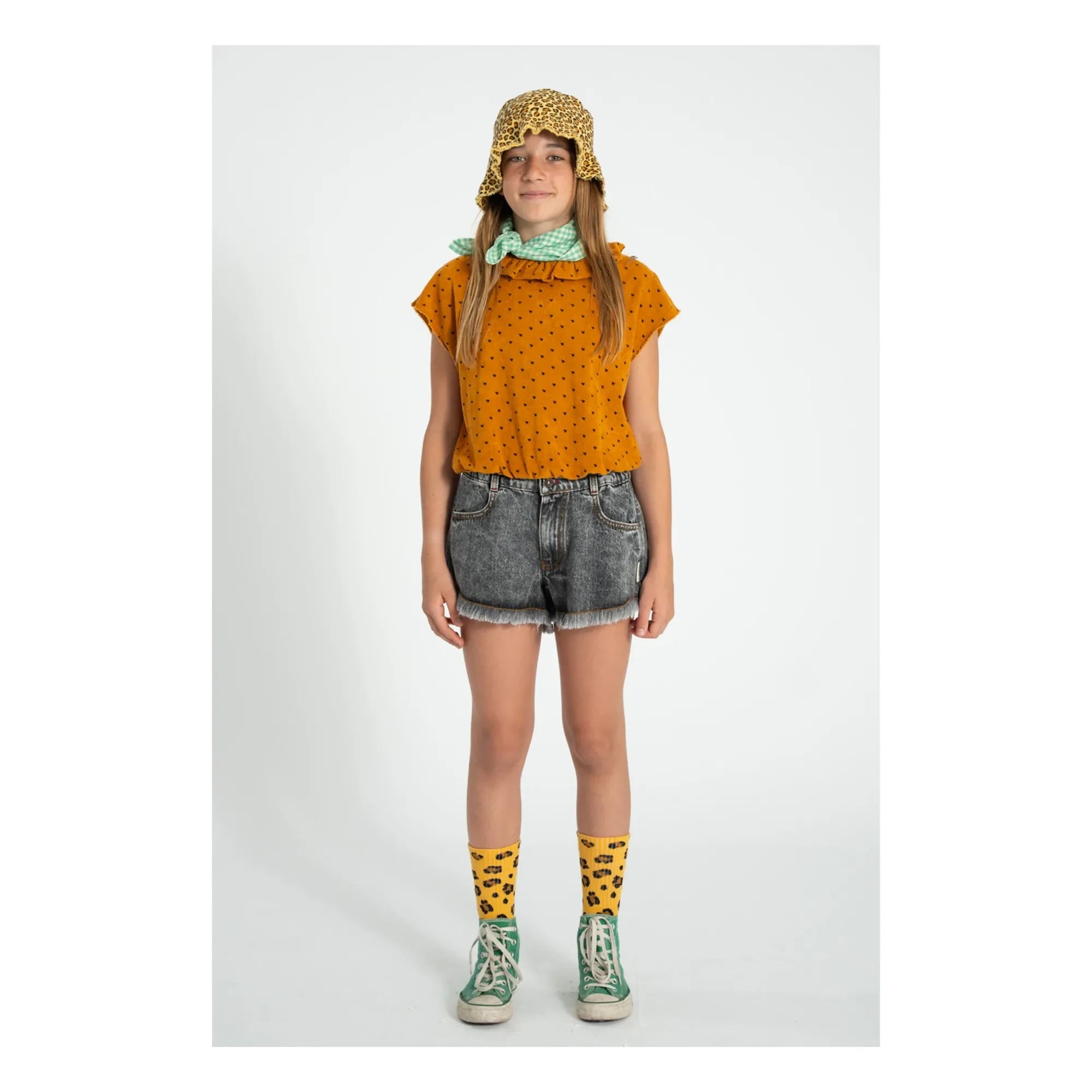 Piupiuchick - Leopard Socks | Mustard