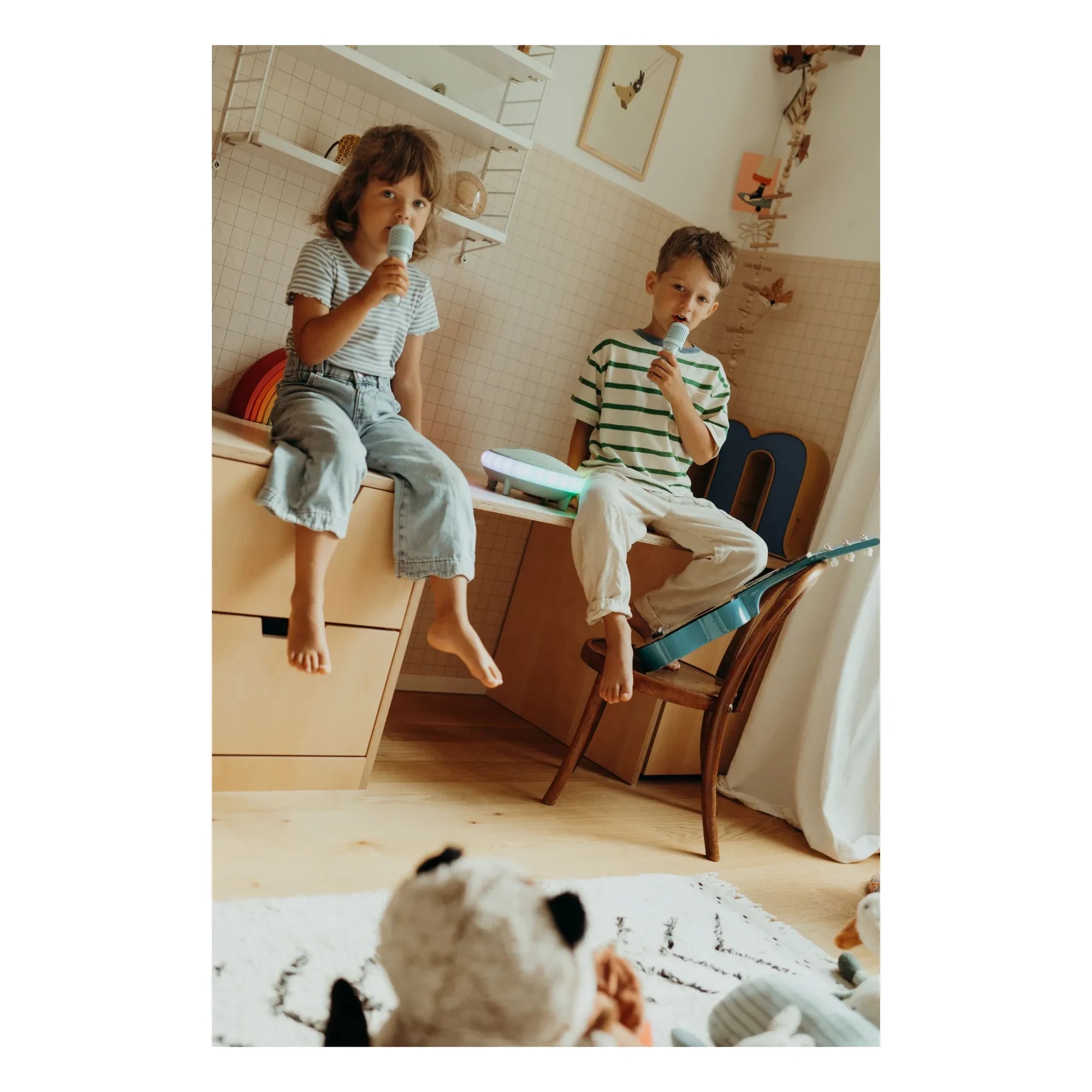 Kidywolf - Kidykaraoke All-in-One Karaoke Speaker | Blue