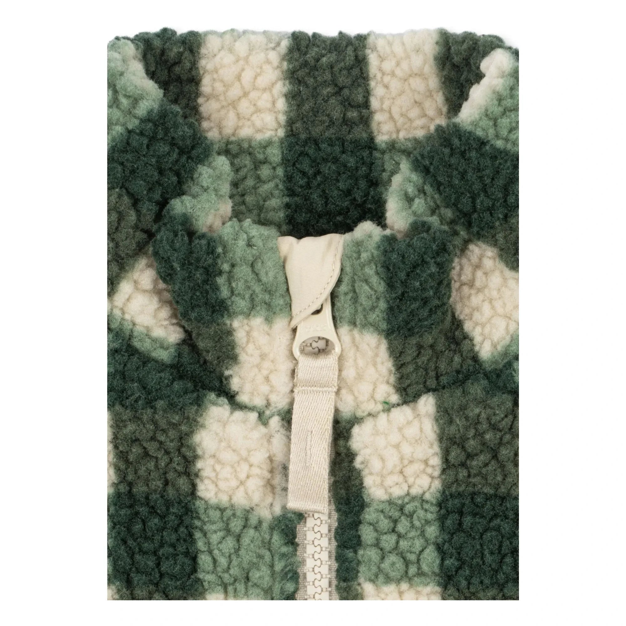 Konges Sløjd - Sherpa Jody Carreaux Jacke aus recycelter Faser | Grün