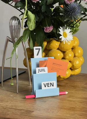 Warren & Laëtitia - Joes Perpetual Kalender | Orange
