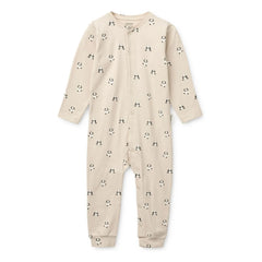 Liewood - Organic Cotton Pajama Birk Pandas | Beige