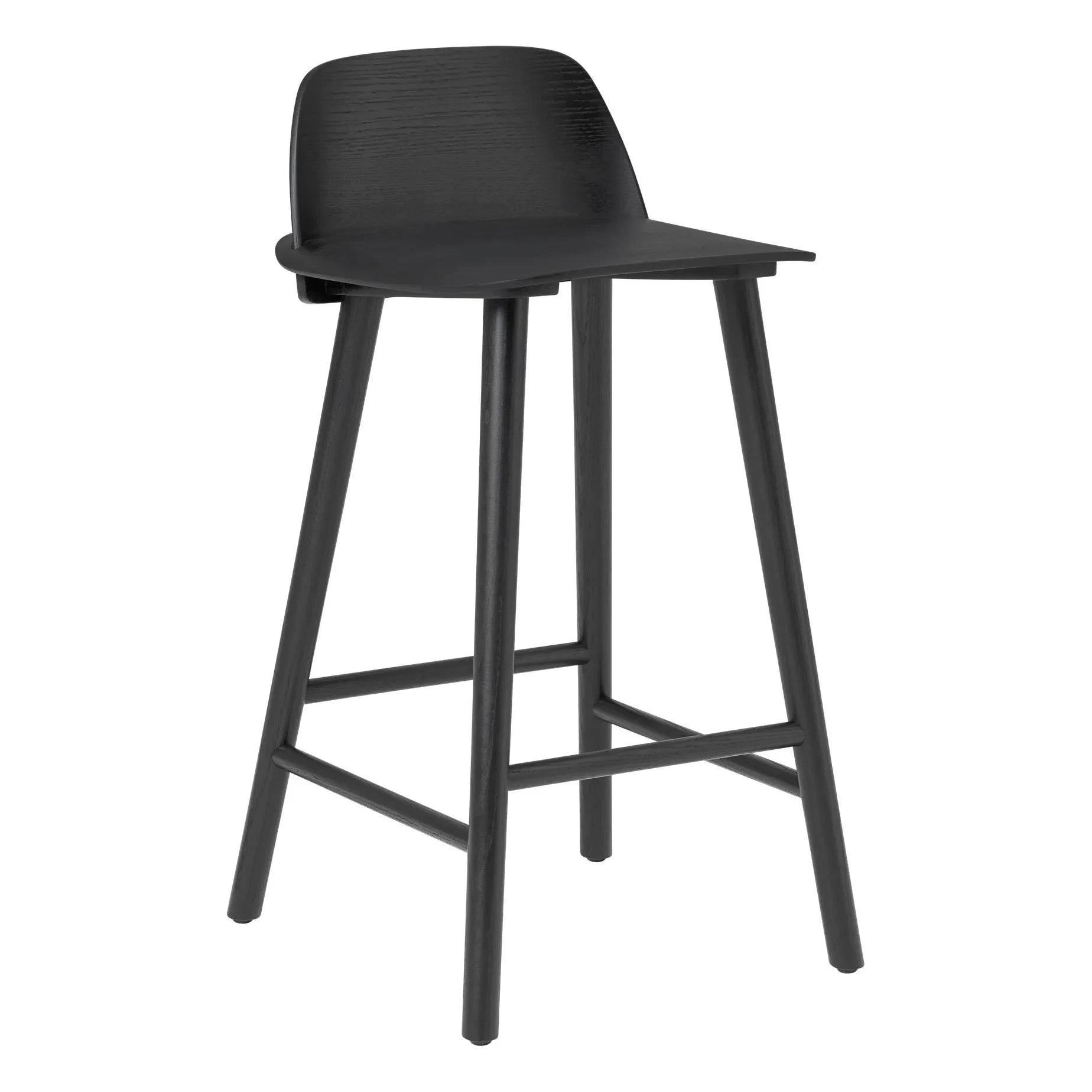 Muuto - Nerd Bar Taburesi 65 cm | Siyah