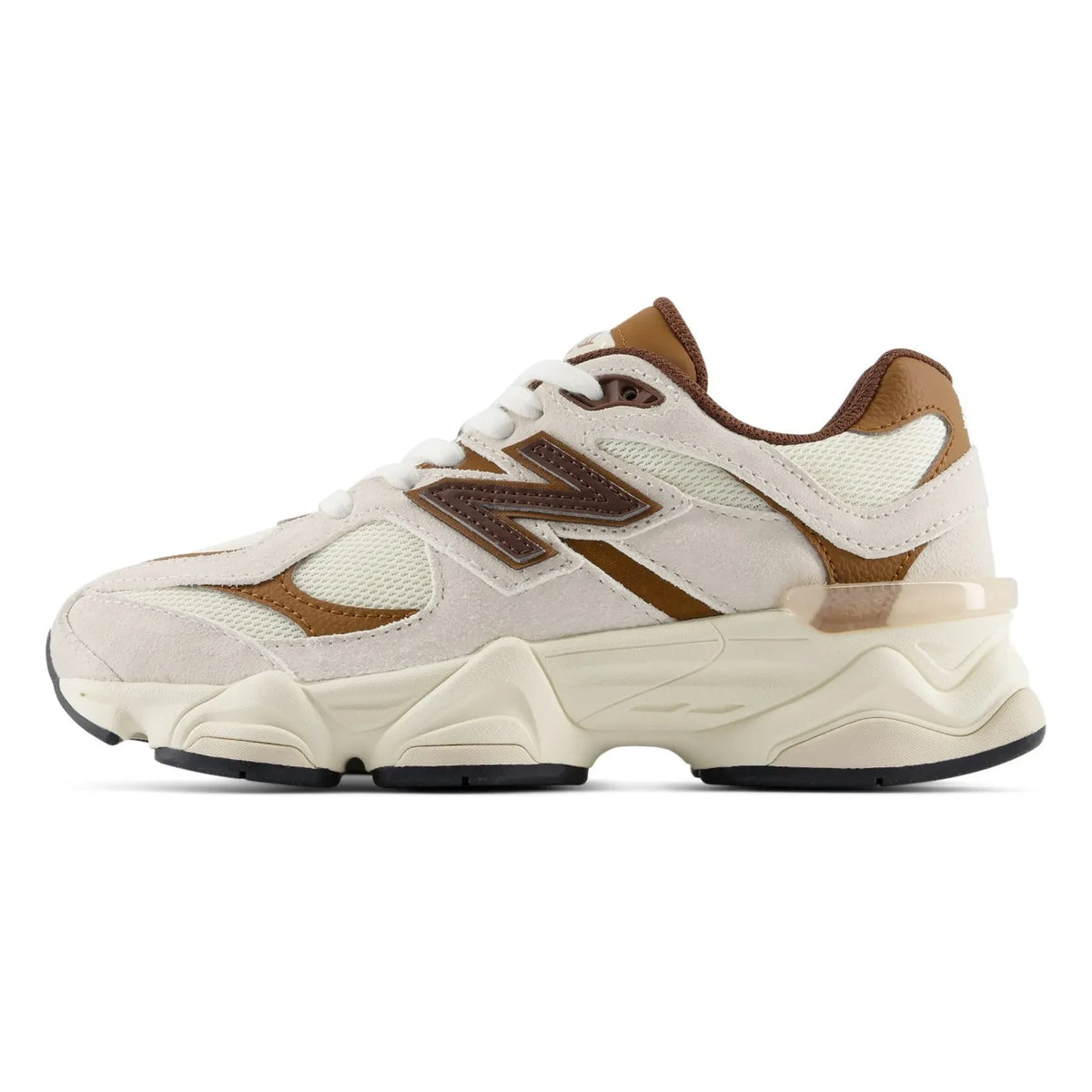 New Balance - سنيكرز بأربطة 9060 | بني