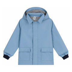 Petit Bateau - Iconic Raincoat Made from Recycled Fibers | Blue