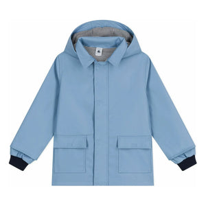 Petit Bateau - Iconic Raincoat Made from Recycled Fibers | Blue