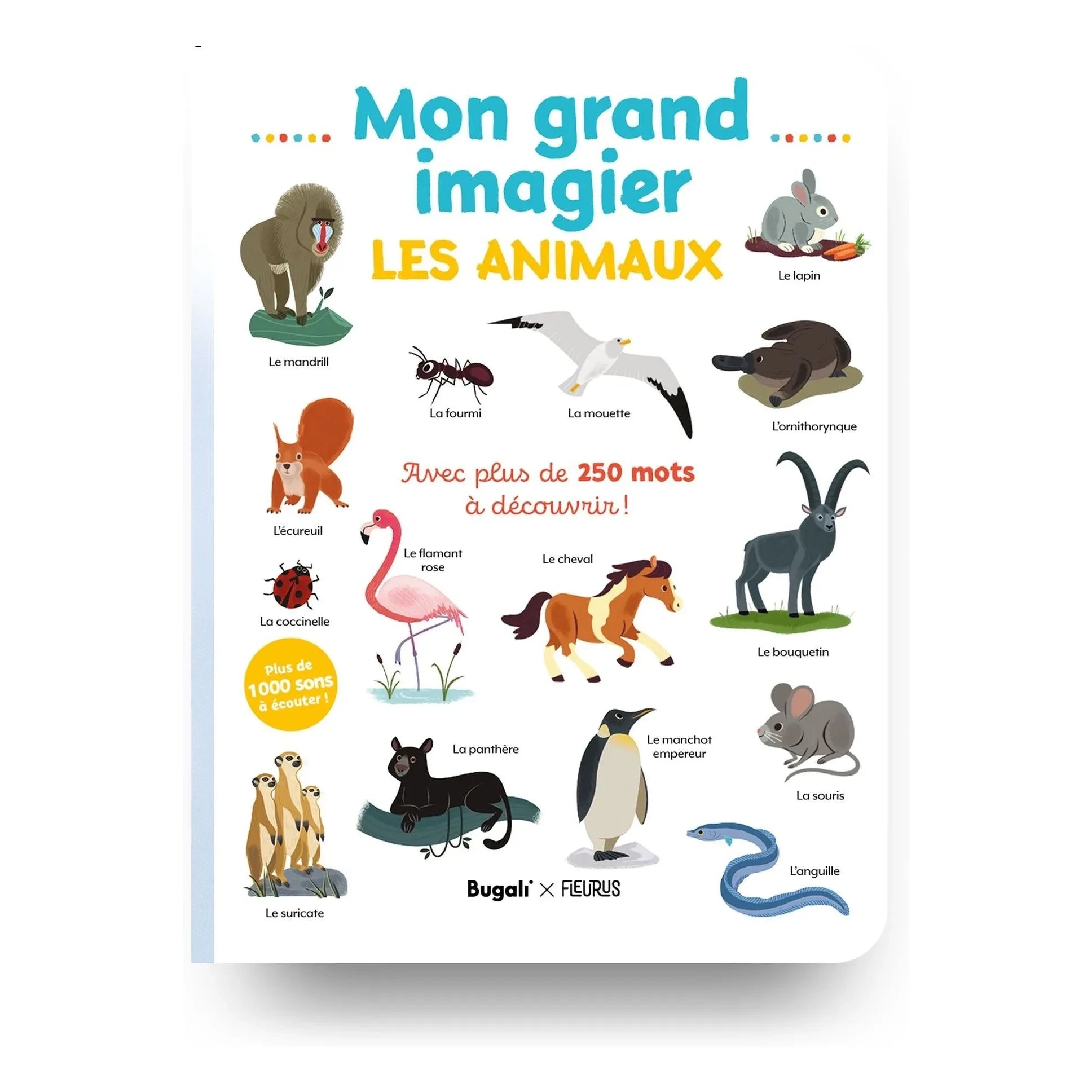 Bugali - Kitap Mon grand imagier - Animals (Bugali x Fleurus)