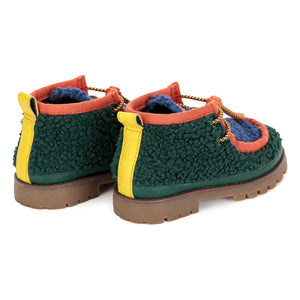 Bobo Choses - Wallabee Sherpa Derby Schuhe - Bobo Choses x Camper | Grün