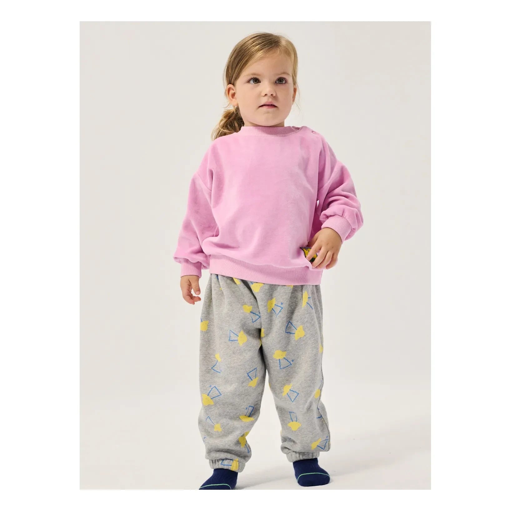 Bobo Choses - Jogger saucers Organik Pamuklu Bebek | Kırçıl gri