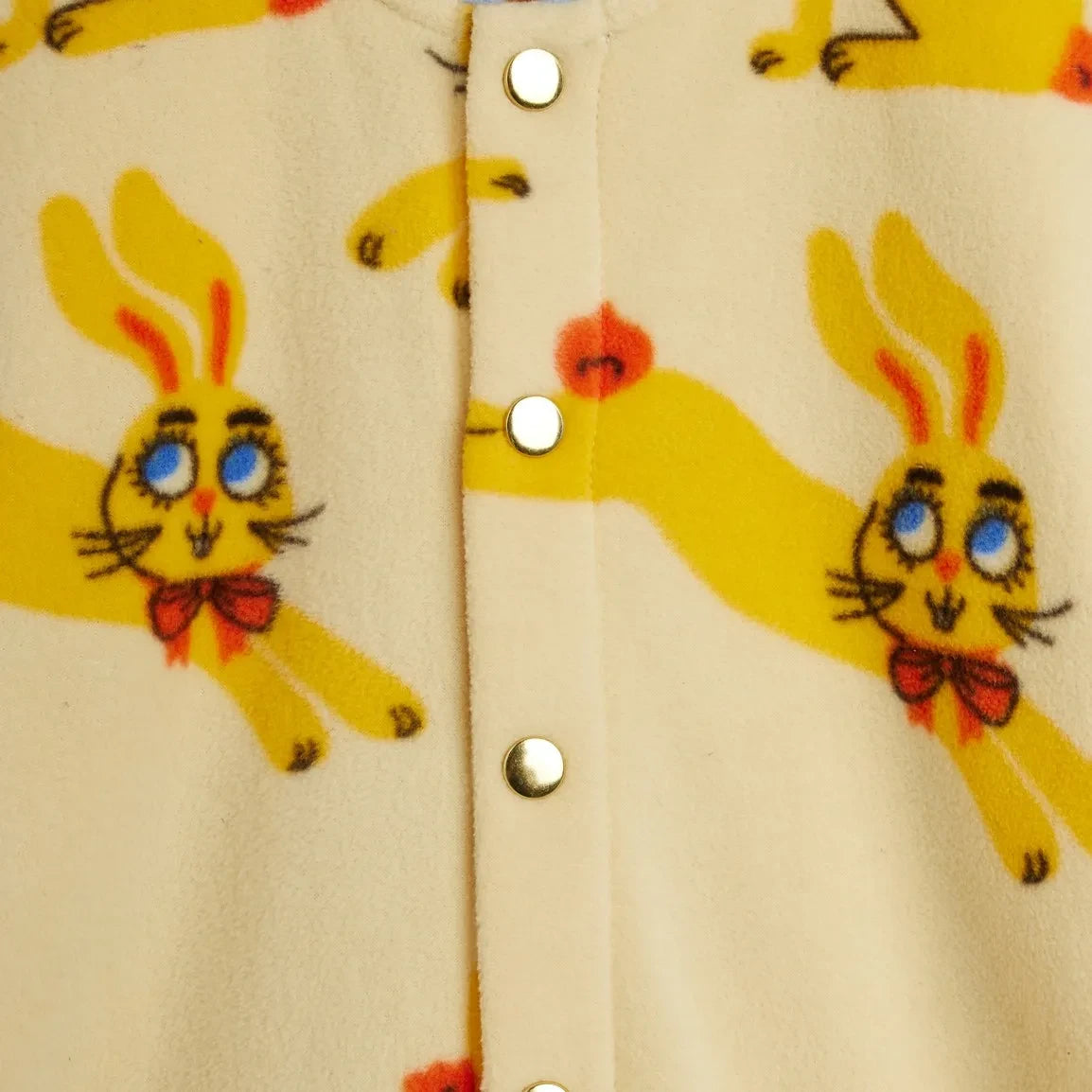 Mini Rodini - Bio-Baumwoll-Hasen-Overall | Gelb