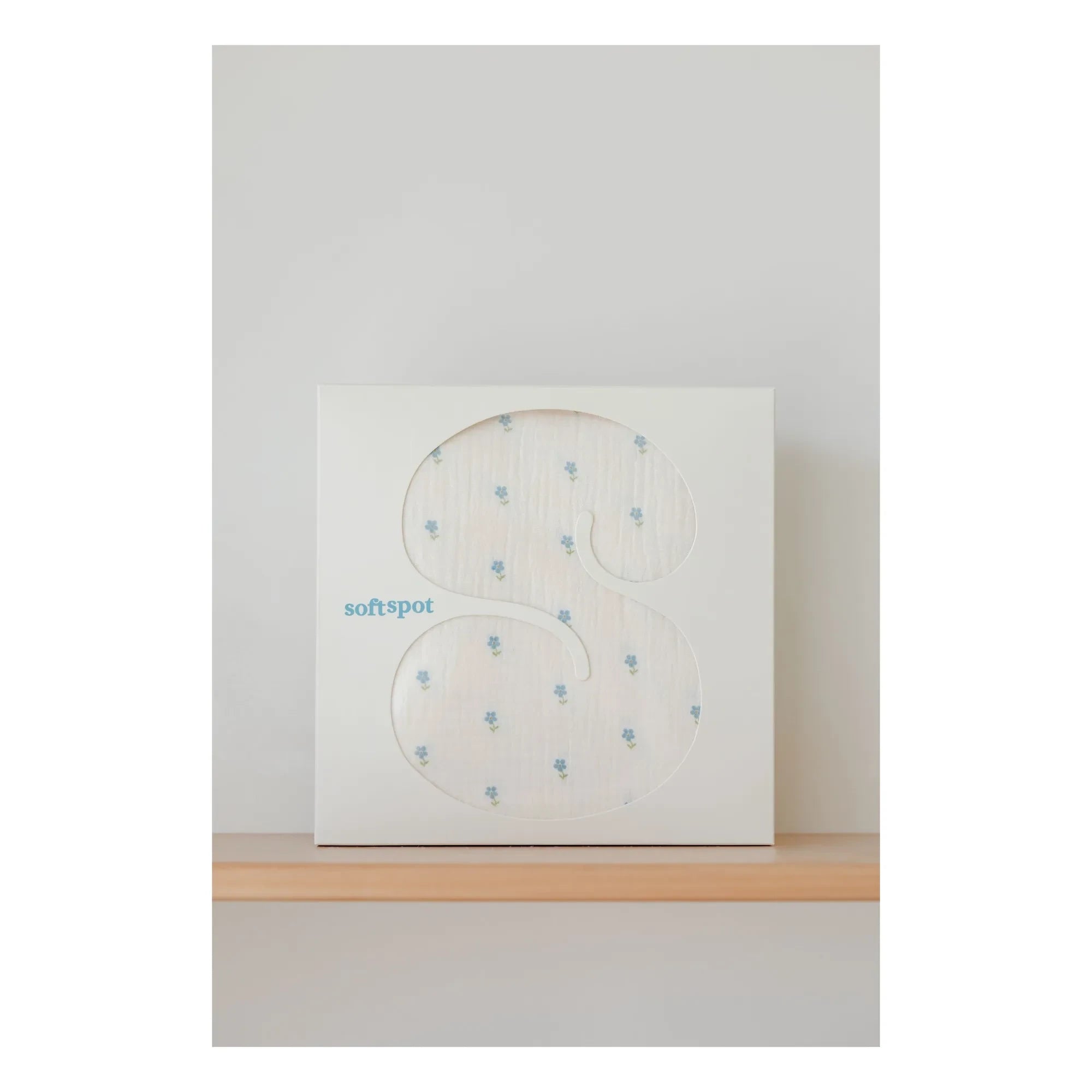 Soft Spot - Periwinkle Spannbettlaken aus Bio-Baumwolle | Blau