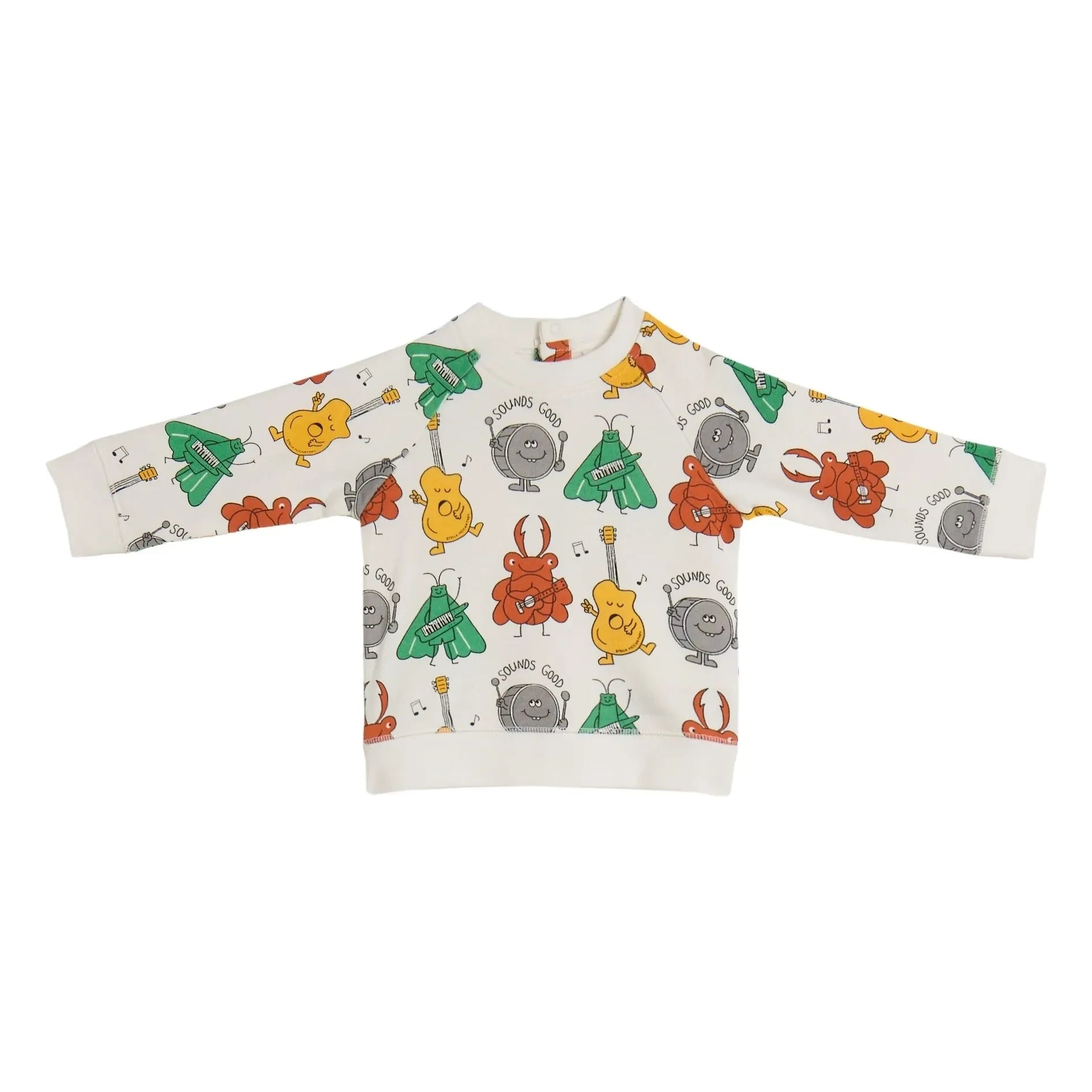 Stella McCartney Kids - Böcek Sweatshirt Organik Pamuk | Krem