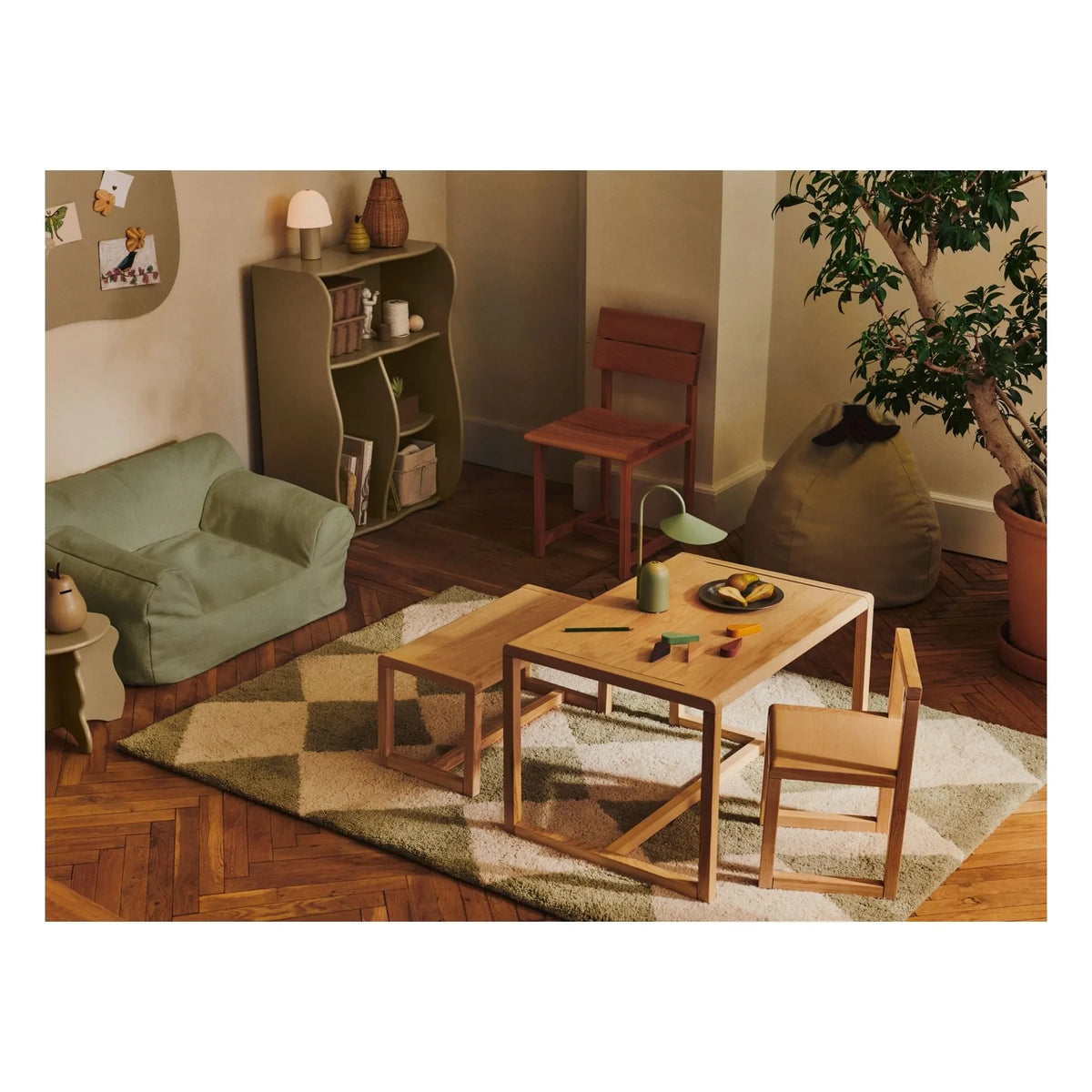Ferm Living Kids - Tilt halı | Yeşil