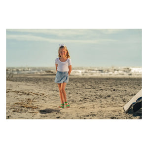 Salt-Water - Wasserdichte Surfer Ledersandalen | Meadow Green