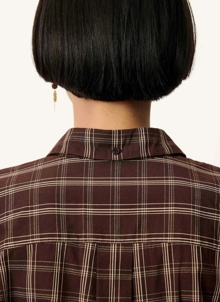 Sessùn - Camicia in cotone Booklyn | Moka