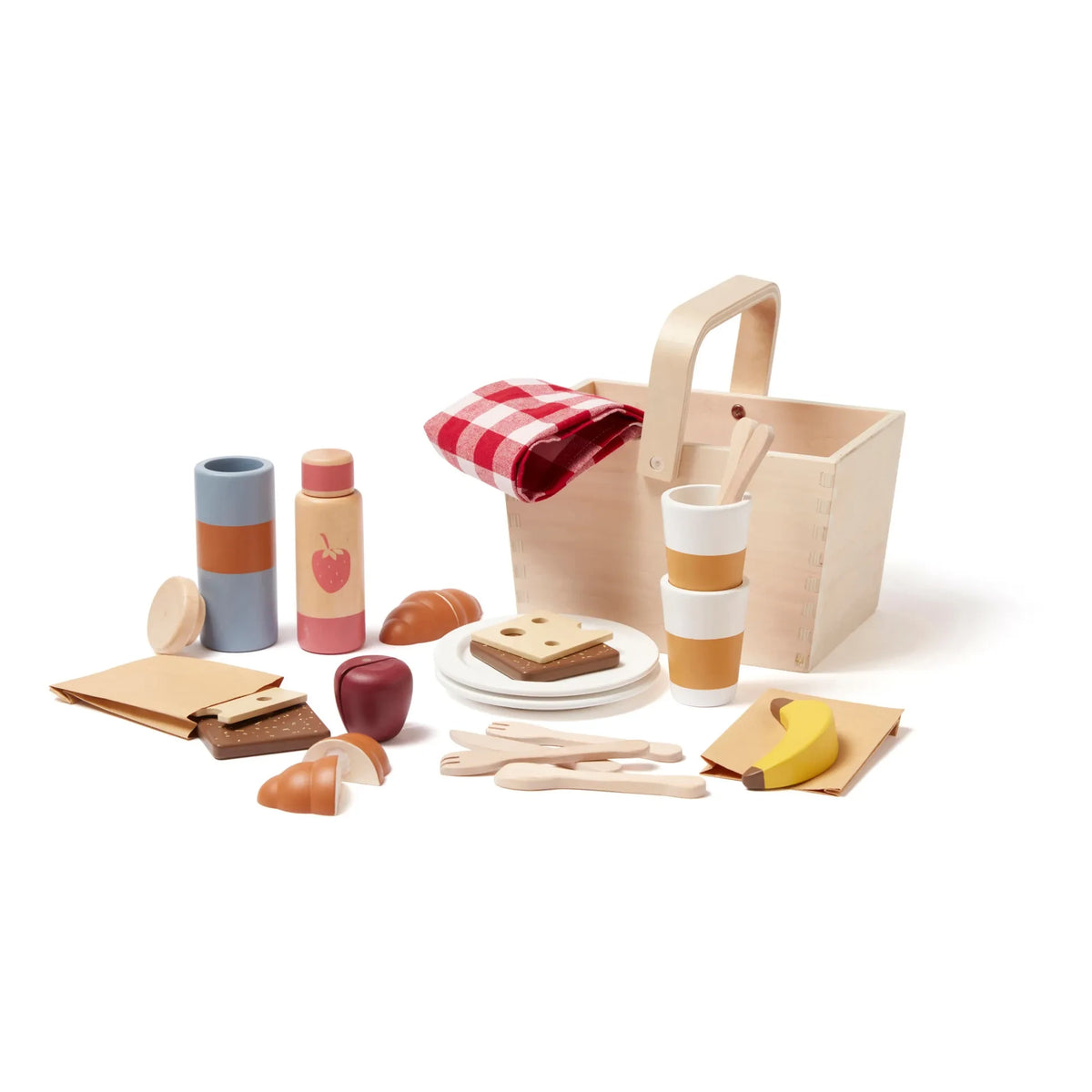 Kid's Concept - Ahşap Piknik Sepeti