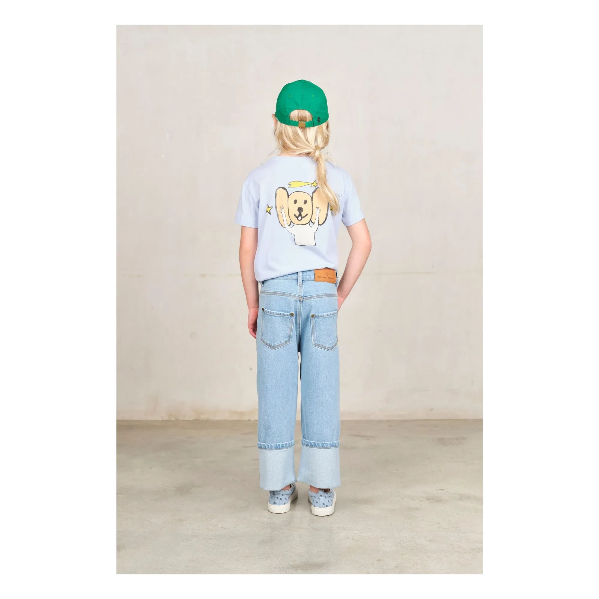 The Animals Observatory - T-Shirt mit Hahnen-Logo | Hellblau