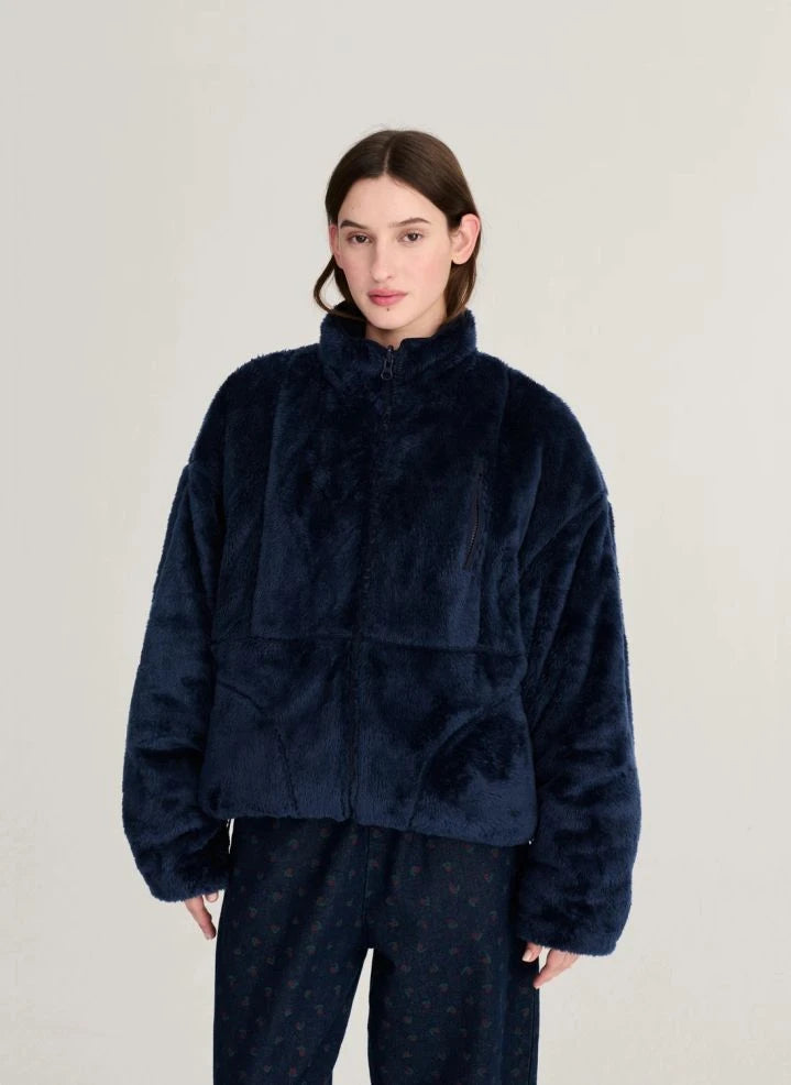 Bobo Choses - Komfortable Sherpa-Jacke | Dunkelbraun