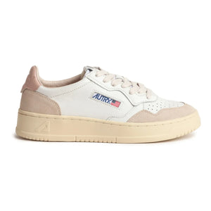 Autry - Medalist Düşük Deri/Süet Sneakers | Soluk Pembe