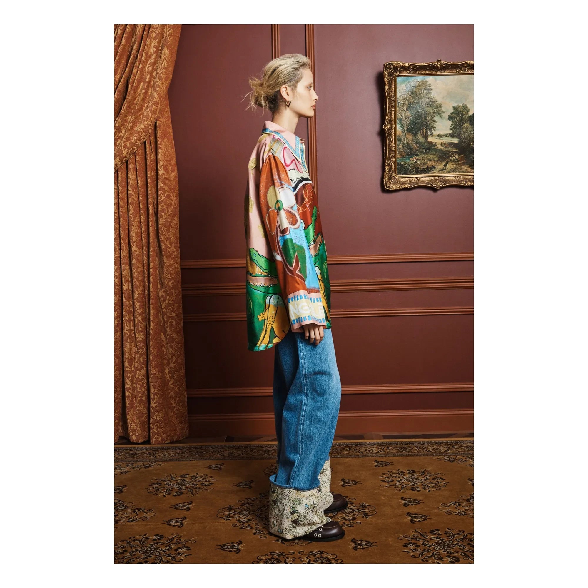 Alémais - Mlak Silk Shirt | Brown