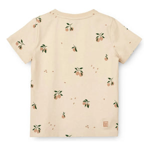 Liewood - Apia Pfirsich Bio-Baumwoll-T-Shirt | Ecru