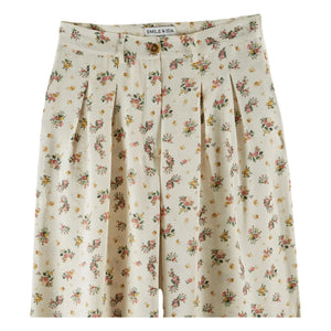 Emile et Ida - Pantalón estampado | Crema